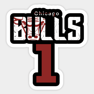 CHICAGO BULLS DROSE Sticker